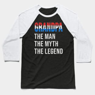 Grand Father Paraguayan Grandpa The Man The Myth The Legend - Gift for Paraguayan Dad With Roots From  Paraguay Baseball T-Shirt